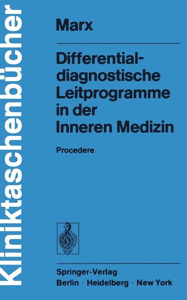 H. Marx - Differentialdiagnostische Leitprogramme in der Inneren Medizin, Häftad