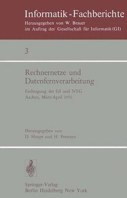 bokomslag Rechnernetze und Datenfernverarbeitung