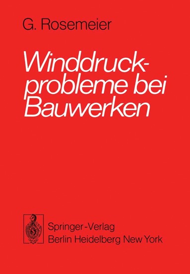 bokomslag Winddruckprobleme bei Bauwerken