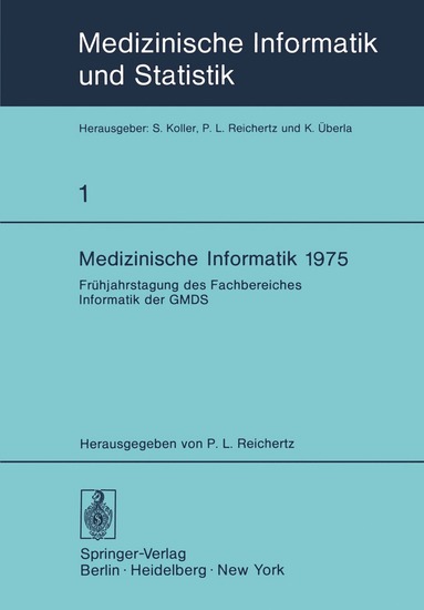 bokomslag Medizinische Informatik 1975