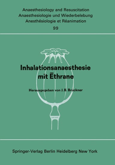 bokomslag Inhalationsanaesthesie mit ?thrane