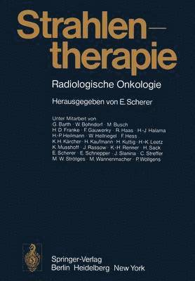 bokomslag Strahlentherapie