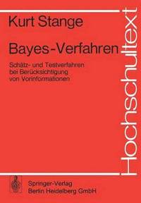 bokomslag Bayes-Verfahren