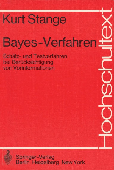 bokomslag Bayes-Verfahren