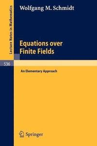 bokomslag Equations over Finite Fields