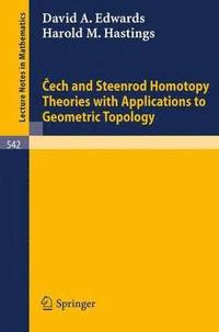 bokomslag Cech and Steenrod Homotopy Theories with Applications to Geometric Topology
