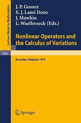 Nonlinear Operators and the Calculus of Variations 1