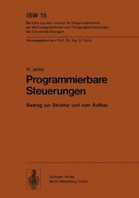 H. Jetter - Programmierbare Steuerungen, Häftad