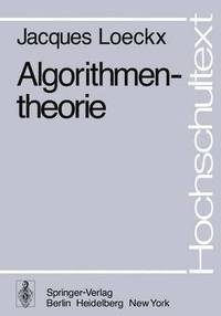 bokomslag Algorithmentheorie