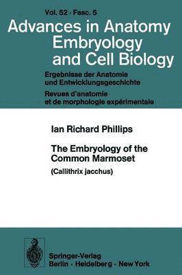 bokomslag The Embryology of the Common Marmoset