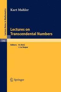 bokomslag Lectures on Transcendental Numbers