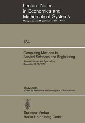 bokomslag Computing Methods in Applied Sciences and Engineering