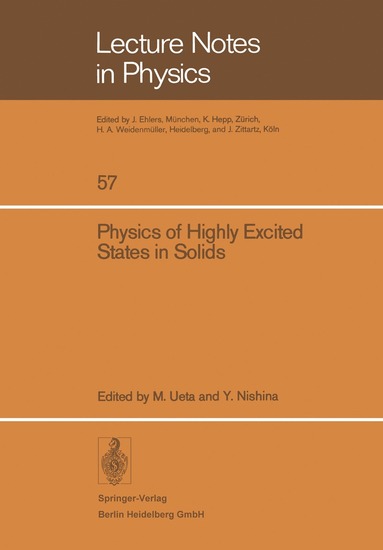 bokomslag Physics of Highly Excited States in Solids