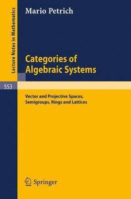 Categories of Algebraic Systems 1