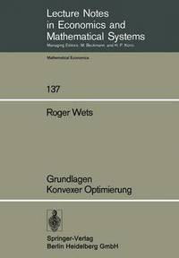 bokomslag Grundlagen Konvexer Optimierung