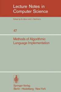 bokomslag Methods of Algorithmic Language Implementation