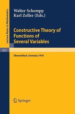 Constructive Theory of Functions of Several Variables 1