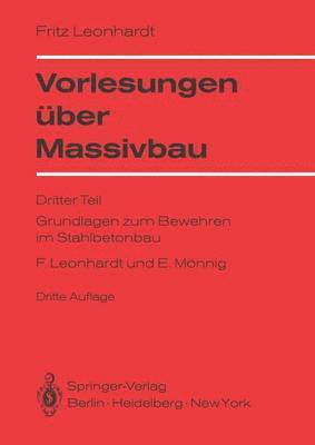 Fritz Leonhardt, Eduard Mönnig - Vorlesungen über Massivbau, Häftad