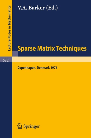 V.A. Barker - Sparse Matrix Techniques, Häftad