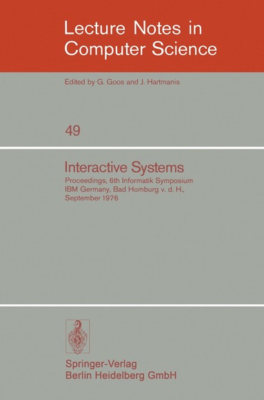 bokomslag Interactive Systems