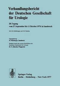 bokomslag Verhandlungsbericht der Deutschen Gesellschaft fr Urologie
