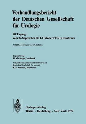 Verhandlungsbericht der Deutschen Gesellschaft fr Urologie 1