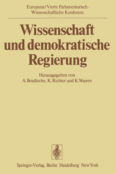 A. Boulloche, K. Richter, K. Warren - Wissenschaft und demokratische Regierung, Häftad