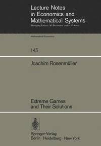 bokomslag Extreme Games and Their Solutions