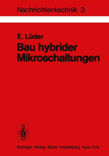 bokomslag Bau hybrider Mikroschaltungen