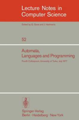 bokomslag Automata, Languages and Programming