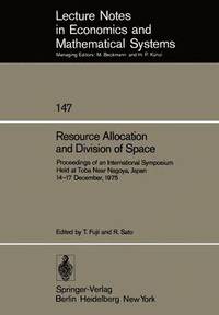 bokomslag Resource Allocation and Division of Space