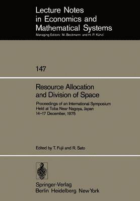 Resource Allocation and Division of Space 1