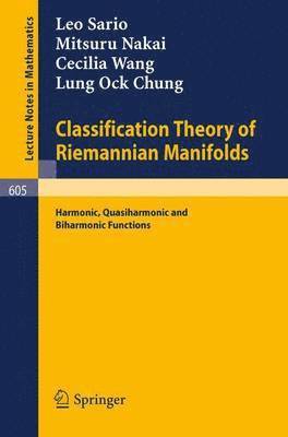 Classification Theory of Riemannian Manifolds 1