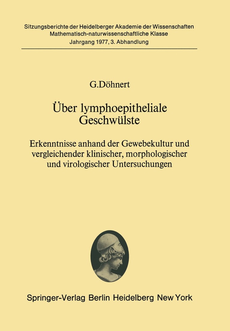 G. Döhnert - Über lymphoepitheliale Geschwülste, Häftad