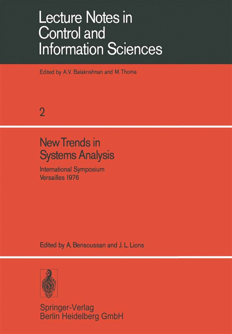 New Trends in Systems Analysis 1