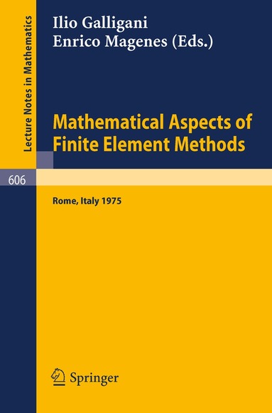 I. Galligani, E. Magenes - Mathematical Aspects of Finite Element Methods, Häftad