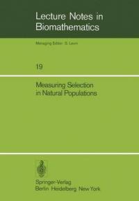 bokomslag Measuring Selection in Natural Populations