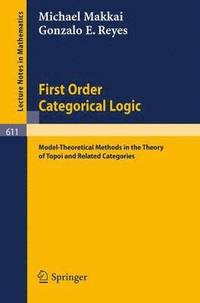 bokomslag First Order Categorical Logic