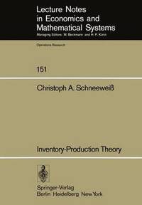 bokomslag Inventory-Production Theory
