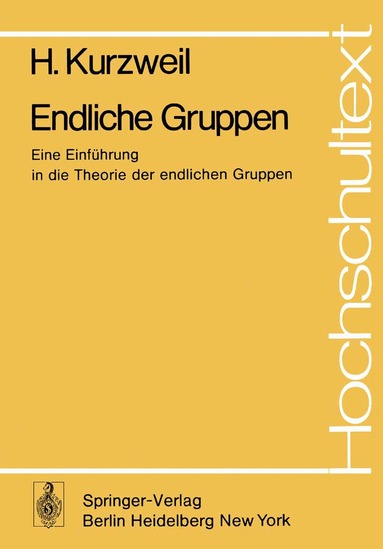 H. Kurzweil - Endliche Gruppen, Häftad