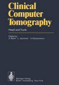 bokomslag Clinical Computer Tomography