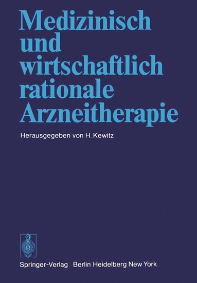 bokomslag Medizinisch und wirtschaftlich rationale Arzneitherapie