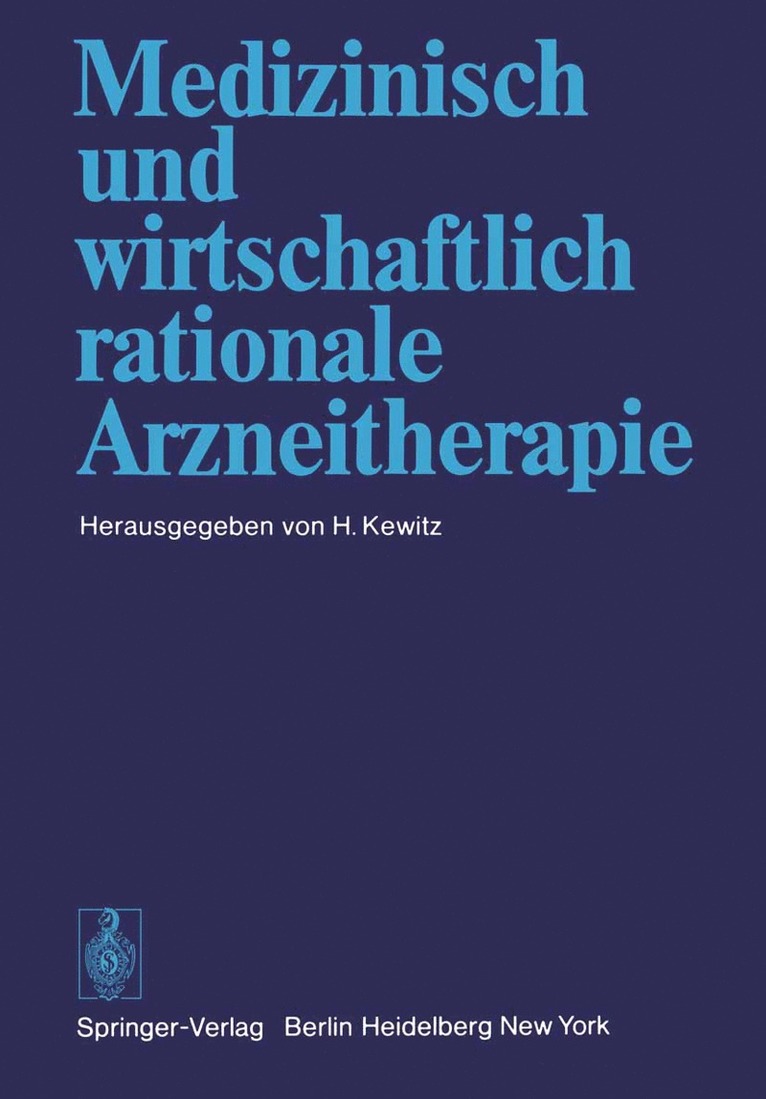 Medizinisch und wirtschaftlich rationale Arzneitherapie 1