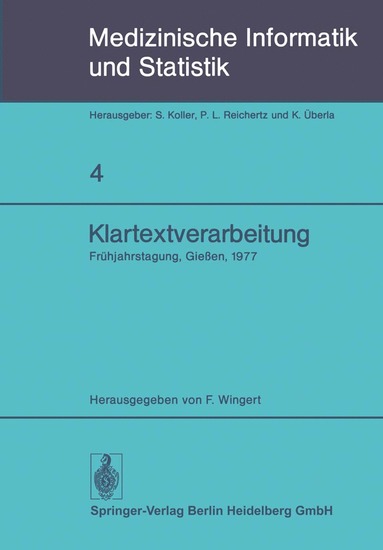 bokomslag Klartextverarbeitung