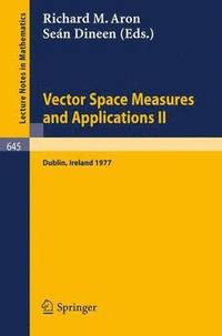 bokomslag Vector Space Measures and Applications II