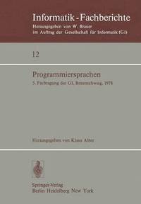 bokomslag Programmiersprachen