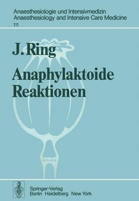 bokomslag Anaphylaktoide Reaktionen