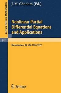 bokomslag Nonlinear Partial Differential Equations and Applications