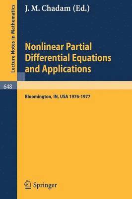 Nonlinear Partial Differential Equations and Applications 1
