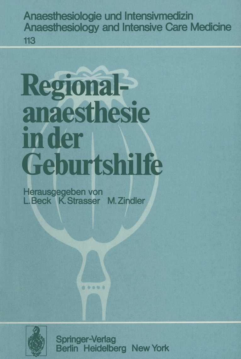 Regionalanaesthesie in der Geburtshilfe 1